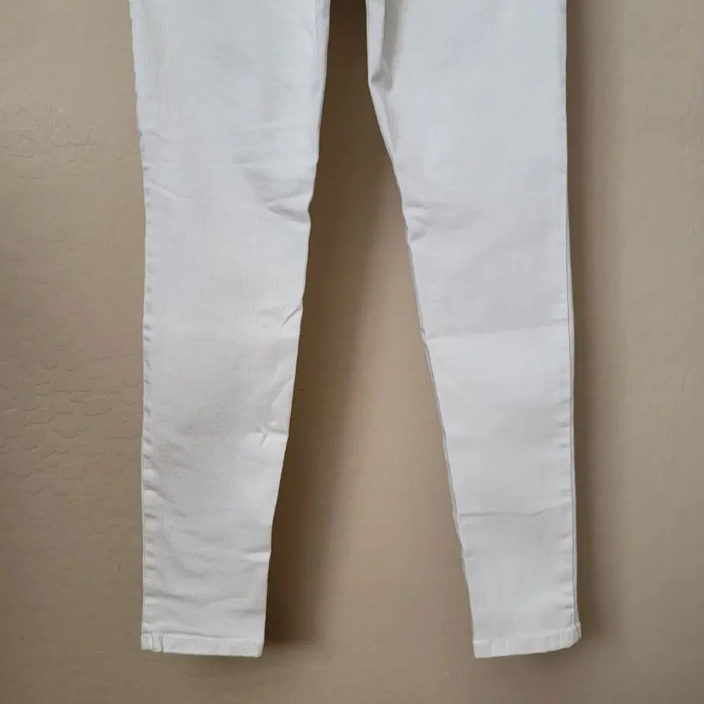 Mossimo High Rise Skinny White Denim Jeans